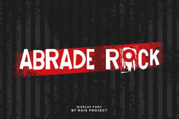 Abrade Rock: The Display Font That Elevates Small Business Branding