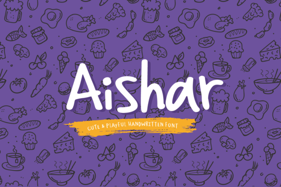 Aishar: The Perfect Handwritten Display Font for Creative Projects