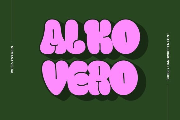Alko Vero: A Retro Display Font for Nostalgic Branding