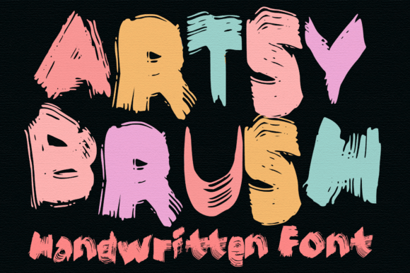 Artsy Brush: A Creative Display Font for Bold Branding