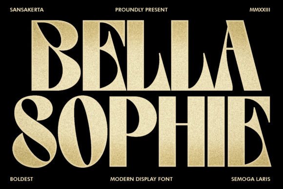 Bella Sophie: The Premium Display Font for Bold Branding