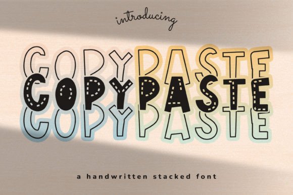 Copy Paste: The Display Font for Editorial Design and Branding