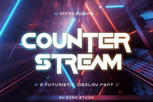 Counter Stream: A Bold Typeface for Modern Business Branding