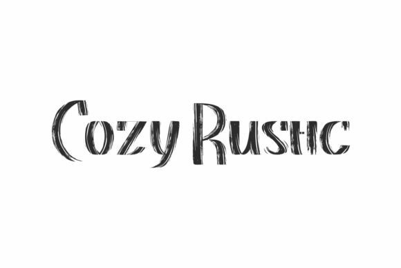 Cozy Rustic Typeface for Authentic Editorial Design