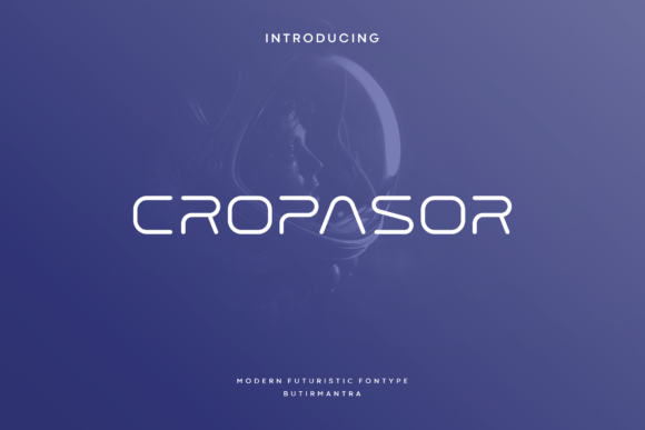 Cropasor: A Modern Display Font for Digital Branding