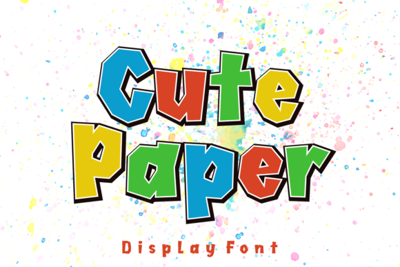 Cute Paper: A Playful Display Font for Modern Web Design