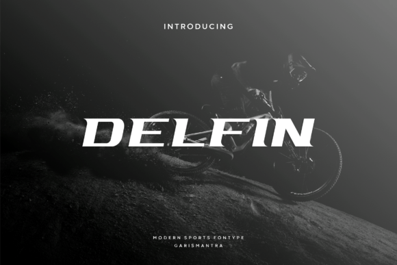 Delfin: The Modern Sports Display Font for Crafters