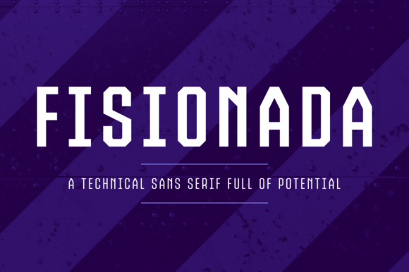 Fisionada Family: The Sharp Display Typeface for High-Impact Campaigns