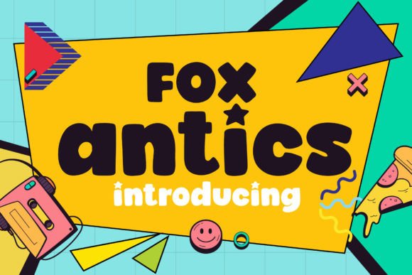 Fox Antics: The Playful Display Font for Vibrant Brand Identity