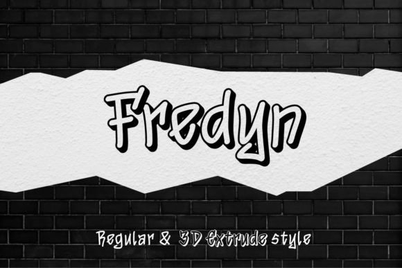 Fredyn: The Street Art Typeface for Bold Campaigns