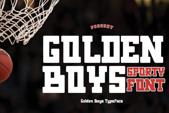 Golden Boys: A Bold Display Font for Makers and Sellers