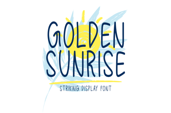 Golden Sunrise: The Premium Display Font for Standout Campaigns