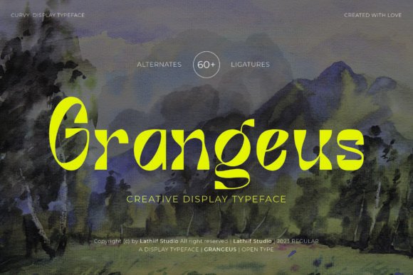 Grangeus - Creative Display: A Typeface for Editorial Excellence