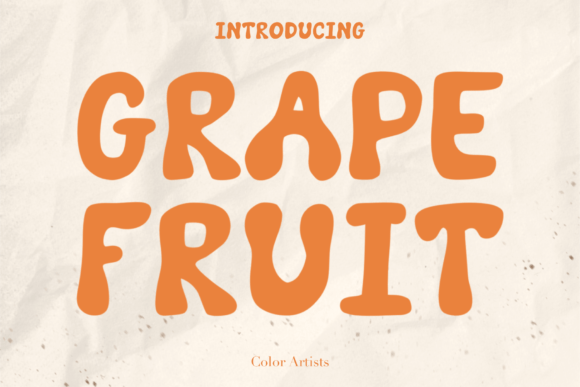 Grapefruit: The Perfect Handwritten Display Font for Crafters