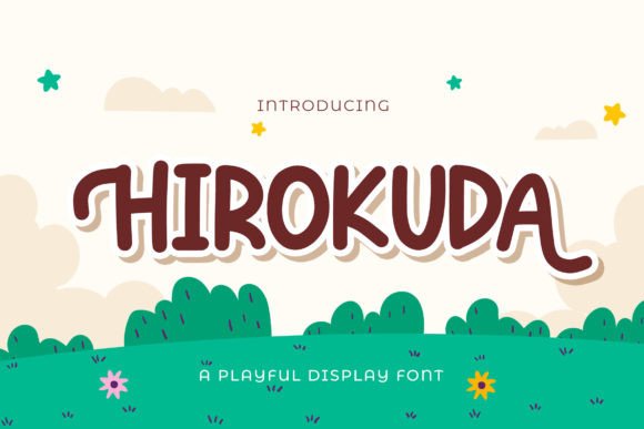 Hirokuda: The Playful Display Font for Kids and School Projects