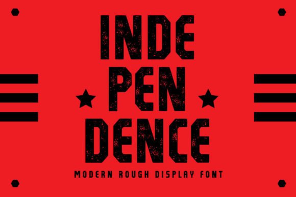Independence: A Bold Display Typeface for Modern Editorial Design