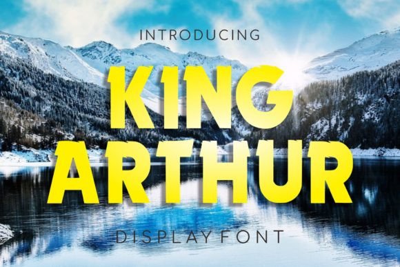 King Arthur: A Bold Display Font for Handmade Creators