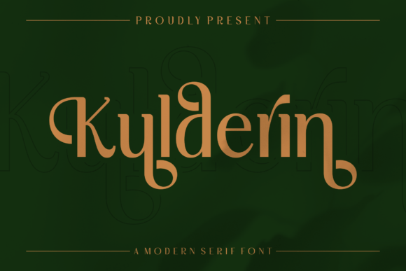 Kulderin: The Modern Display Font for Luxurious Editorial Design