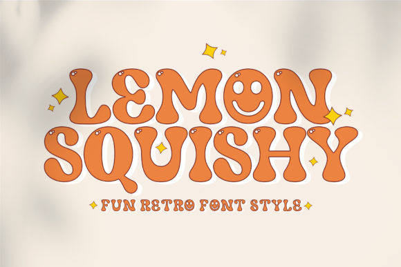 Lemon Squishy: The Retro Display Font for High-Energy Campaigns