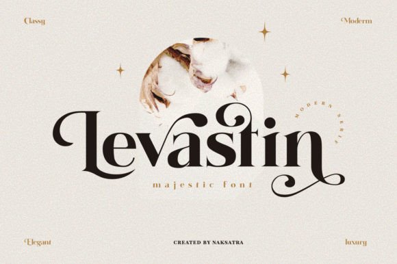 Levastin: A Luxury Display Font for Handmade Creators