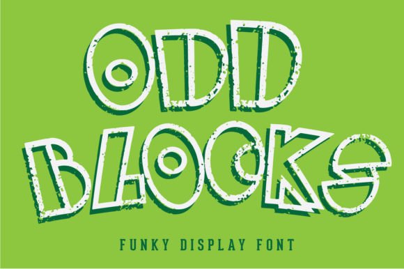 Odd Blocks: The Funky Display Typeface for Bold Campaigns