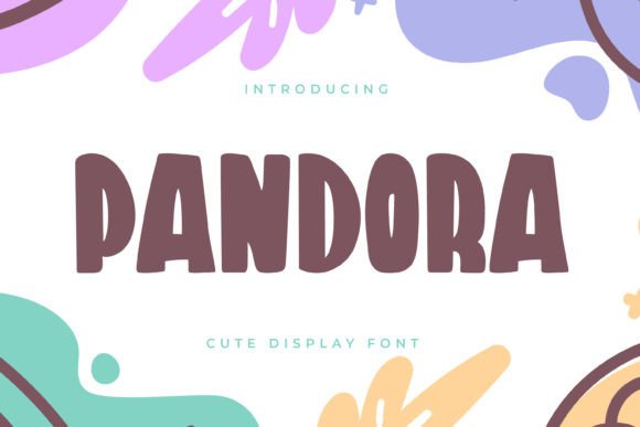 Pandora: The Quirky Display Font for Real Branding Projects