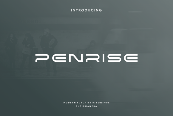 Penrise: A Modern Display Font for Professional Branding