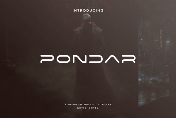 Pondar Display Font for Handmade Branding and Labels