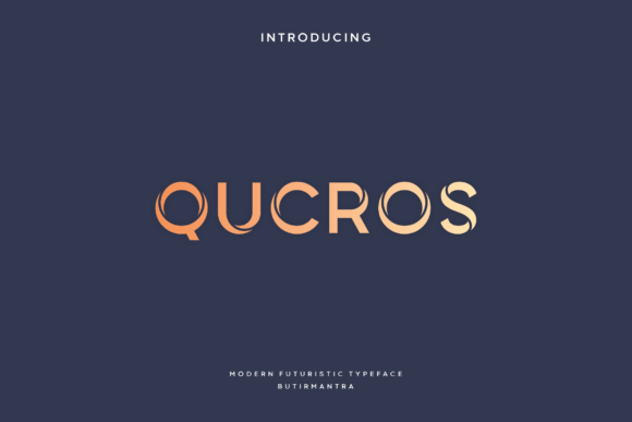 Qucros: The Modern Display Font for Professional Branding