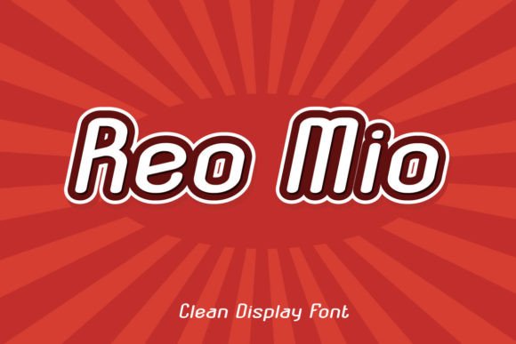 Reo Mio: The Modern Display Font for Handmade Branding