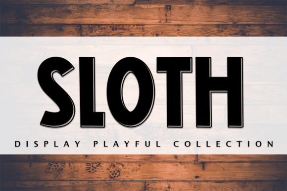Sloth: A Modern Display Font for Handmade Creators