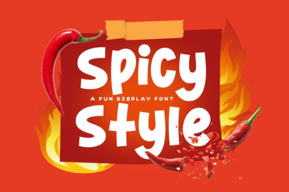 Spicy Style: A Bold Display Typeface for Modern Editorial Design
