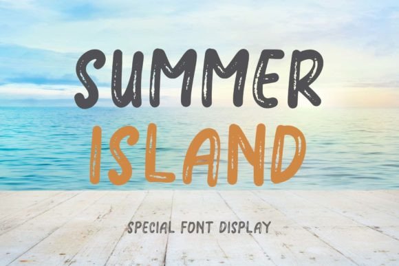 Summer Island: The Youthful Brush Font for Campaigns That Pop