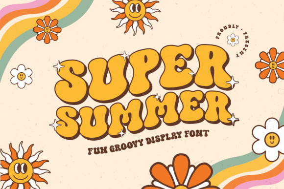 Super Summer: A Retro Display Font for Vibrant Web Design