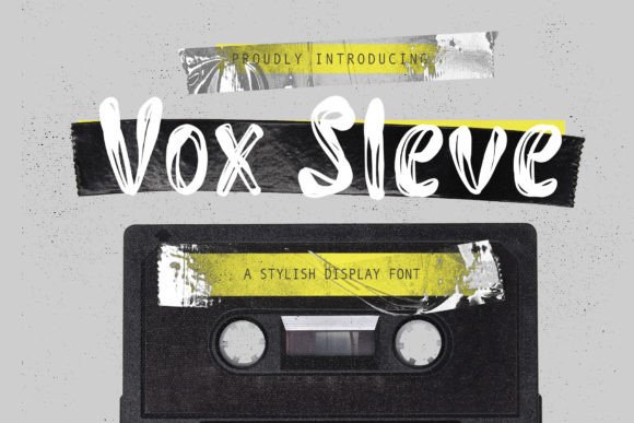 Vox Sleve: The Modern Vintage Typeface for Your Brand