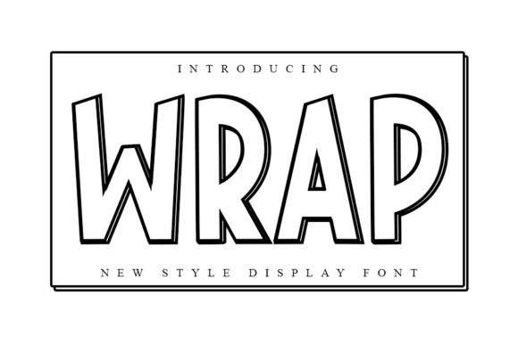 Wrap: The Modern Display Typeface for Handmade Brands